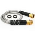 thumbnail image 1 of Cesun 3ft Metal Garden Hose, Reinforced Fittings, Reel Extender, Maximum Psi 150, 1 of 6