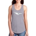 thumbnail image 1 of Cetacea Humpback. Racerback Tank Women -June Erica Vess Designs, Female x-Large, 1 of 4
