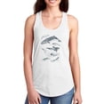 thumbnail image 1 of Cetacea I. Racerback Tank Women -June Erica Vess Designs, Female Small, 1 of 4