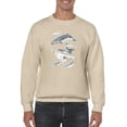 thumbnail image 1 of Cetacea I. Sweatshirt Men -June Erica Vess Designs, Male Large, 1 of 4