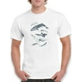 thumbnail image 1 of Cetacea I. T-Shirt Men -June Erica Vess Designs, Male Large, 1 of 4