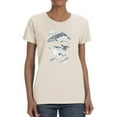 thumbnail image 1 of Cetacea I. T-Shirt Women -June Erica Vess Designs, Female 5X-Large, 1 of 4