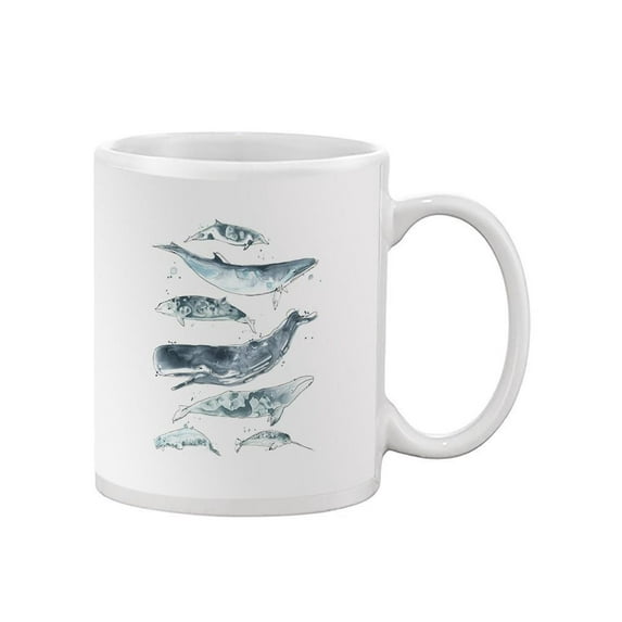 Cetacea Ii. Mug - June Erica Vess Designs,