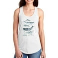 thumbnail image 1 of Cetacea Ii Racerback Tank Women -June Erica Vess Designs, Female x-Large, 1 of 4