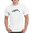 thumbnail image 1 of Cetacea Sei Whale T-Shirt Men -June Erica Vess Designs, Male Small, 1 of 4