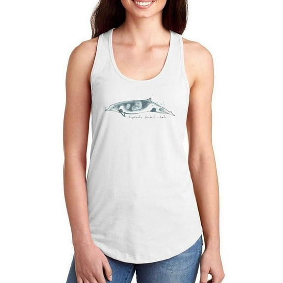 Cetacea Shepherd's Beak Whale Racerback Tank Women -June Erica Vess Designs, Female Medium
