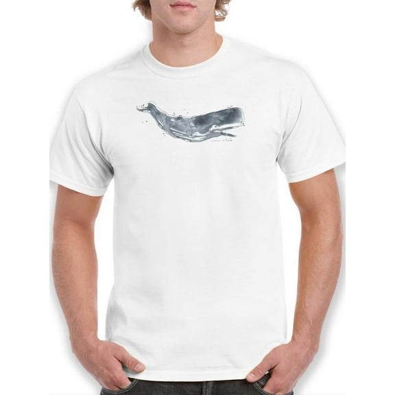 Cetacea Whale T-Shirt Men -June Erica Vess Designs, Male 5X-Large