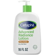 Cetaphil Advanced Radiance Body Lotion with Shea Butter for Sensitive Skin, Fragrance Free, 16 fl oz