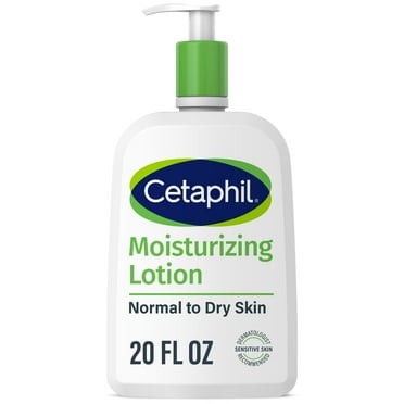 Cetaphil Moisturizing Lotion for Normal to Dry Skin, Hydrating Fragrance Free, 20 fl oz