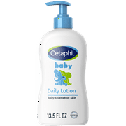 Cetaphil Baby Daily Lotion with Organic Calendula, Sweet Almond & Sunflower Oils, 13.5 Fl Oz