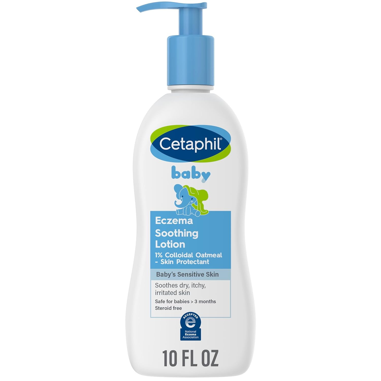 Cetaphil Baby Eczema Soothing Lotion, Colloidal Oatmeal, Paraben Free, Hypoallergenic, Dry Skin, 10 Fluid Ounce Baby 10 Fl Oz (Pack of 1)