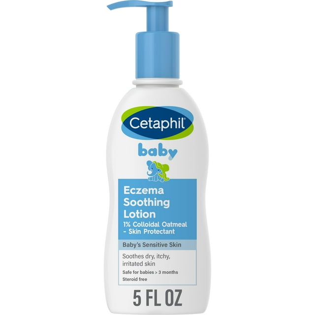 Cetaphil Baby Eczema Soothing Lotion with Colloidal Oatmeal, For Dry, Itchy and Irritated Skin