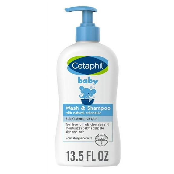 Cetaphil Baby Wash & Shampoo 13.5oz Pump (Pack of 3)