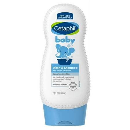 Cetaphil Baby Wash & Shampoo, Calendula, 7.8 fl oz (3 pack) (Bundle)