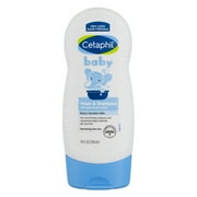 Cetaphil Baby Wash & Shampoo, Calendula, 7.8 fl oz 2 pack Bundle
