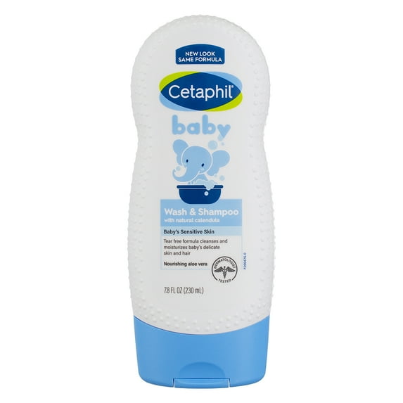 Cetaphil Baby Wash & Shampoo, Calendula, 7.8 fl oz (2 pack) (Bundle)