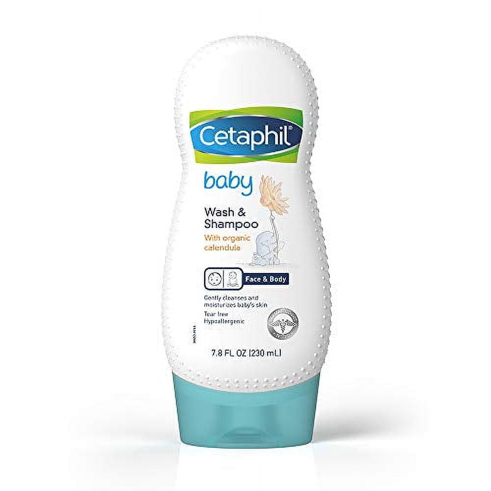 Cetaphil Baby Wash & Shampoo, Calendula, 7.8 fl oz