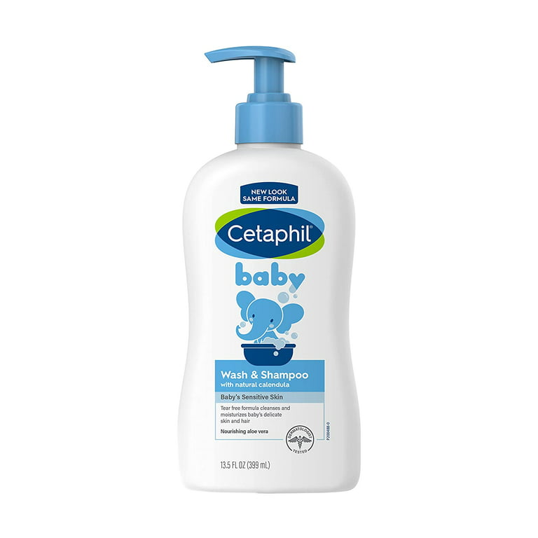 Alternativ aspekt springe Cetaphil Baby Wash & Shampoo with Organic Calendula, Tear Free, Paraben,  13.5 oz - Walmart.com
