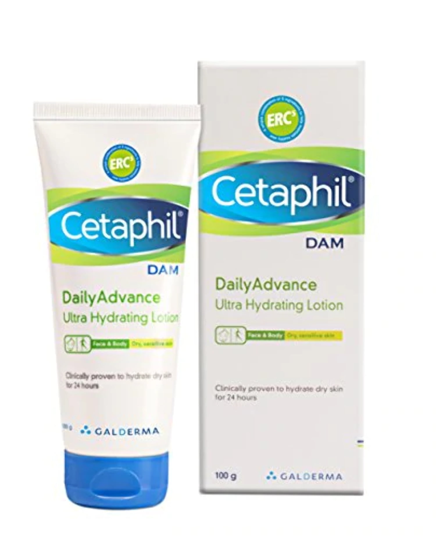 Cetaphil Daily Advance Ultra Hydrating Lotion for Dry Sensitive Skin Long Lasting Moisturizer for Face Body Multi 100 g