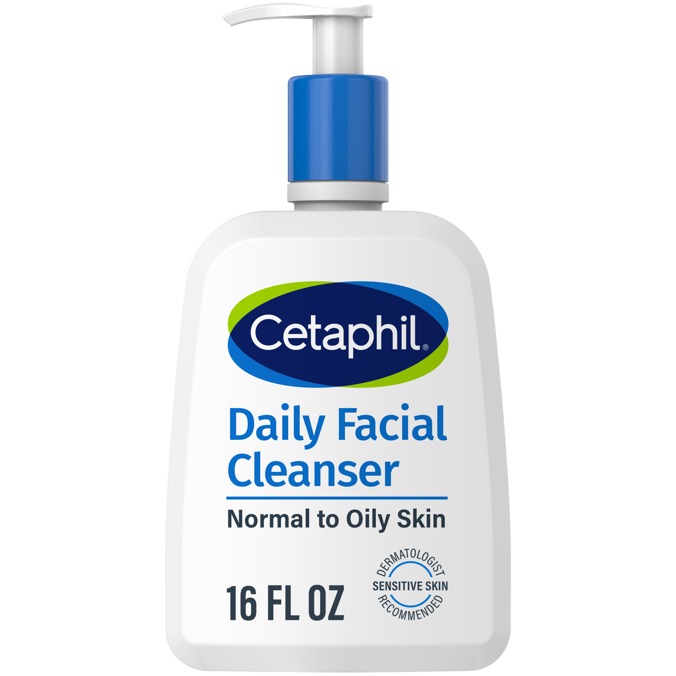 Cetaphil Face Wash, Daily Facial Cleanser for Sensitive, Combination to Oily Skin, 4 oz