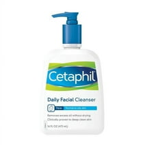 Cetaphil Daily Facial Cleanser Normal to Oily Skin, 16 oz (Pack of 2)