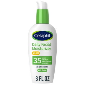 Cetaphil Daily Facial Moisturizer Lotion for Sensitive Skin Care, Broad Spectrum SPF 35, 3 fl oz