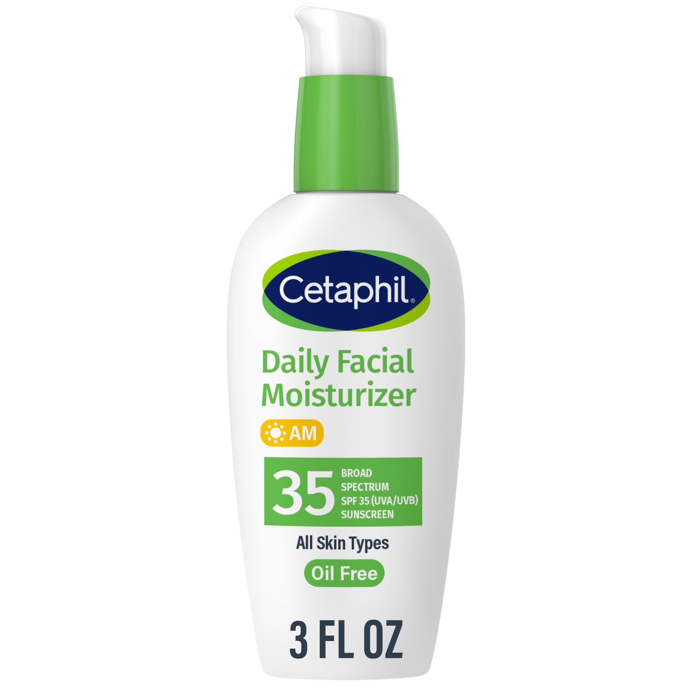 Cetaphil Daily Facial Moisturizer For Dry or Oily Combination Skin SPF 35, 3 fl oz