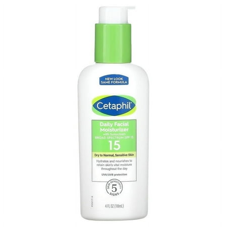 Cetaphil Daily Facial Moisturizer, SPF 15, 4 fl oz