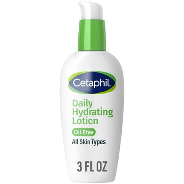 Cetaphil Daily Oil Free Hydrating Lotion with Hyaluronic Acid, 3 fl oz