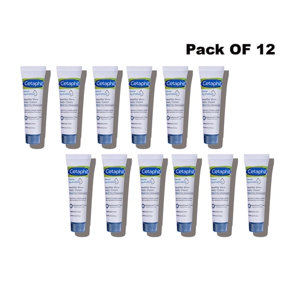 Cetaphil Deep Hydration Healthy Glow Daily Cream 0.34 oz. Deluxe Sample (Pack OF 12)