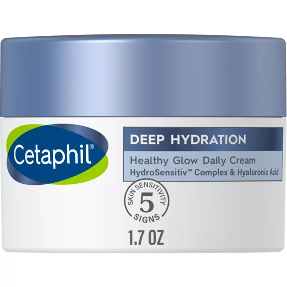 Cetaphil Deep Hydration Healthy Glow Daily Face Cream, 1.7 Oz..