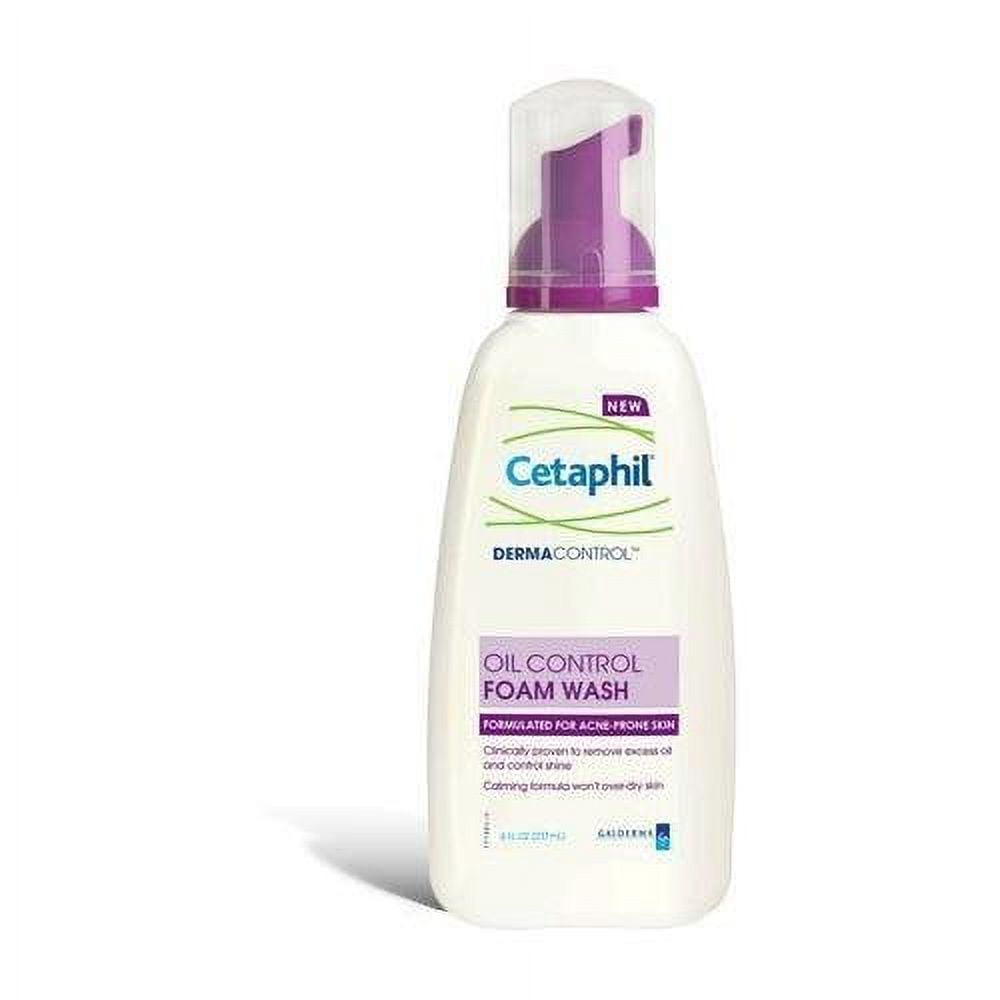 Cetaphil Derma Gentle Calming Cleanser Oil Control Foam Wash 8 oz 3 Pack