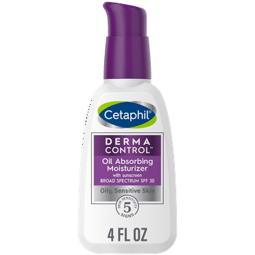 Cetaphil® DermaControl™ Lotion Face Moisturizer , 4fl oz ,SPF 30 (Acne-Prone Skin)