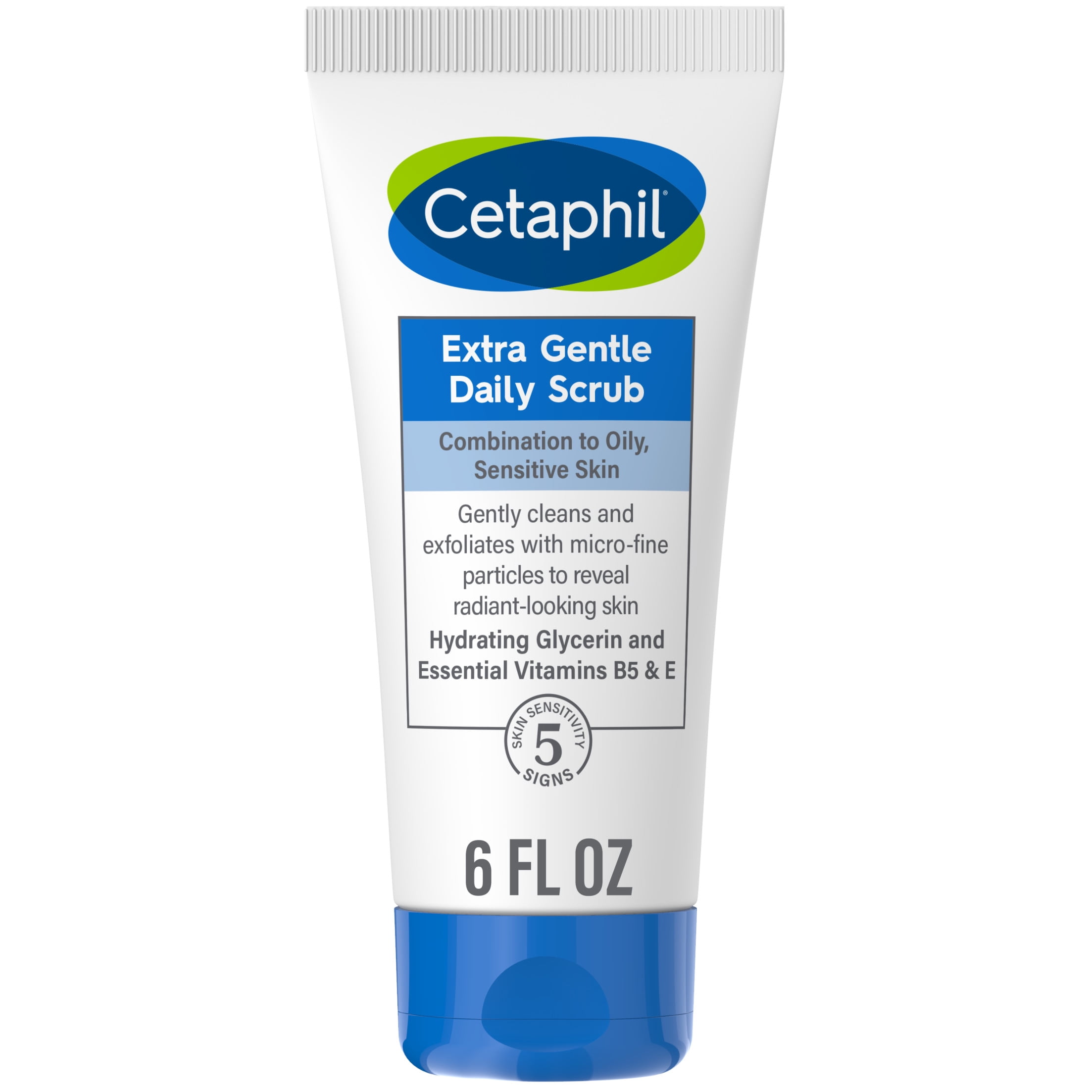 Cetaphil Extra Gentle Daily Scrub, Exfoliating Face Wash For All Skin