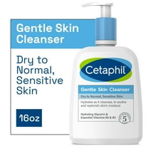 Cetaphil Face Wash, Hydrating Gentle Skin Cleanser for Dry to Normal Sensitive Skin, 16 oz