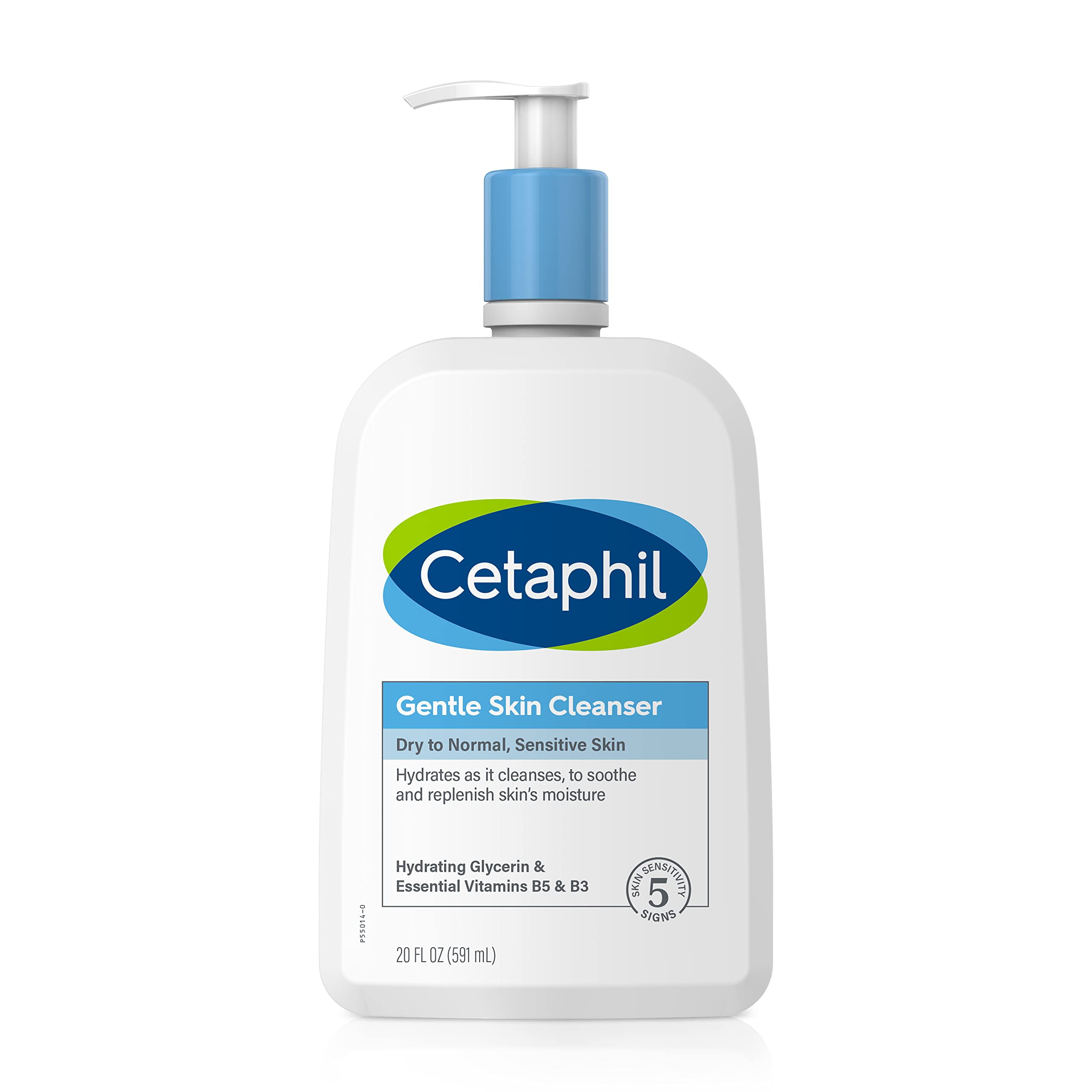 Cetaphil Face Wash, Hydrating Gentle Skin Cleanser for Dry to