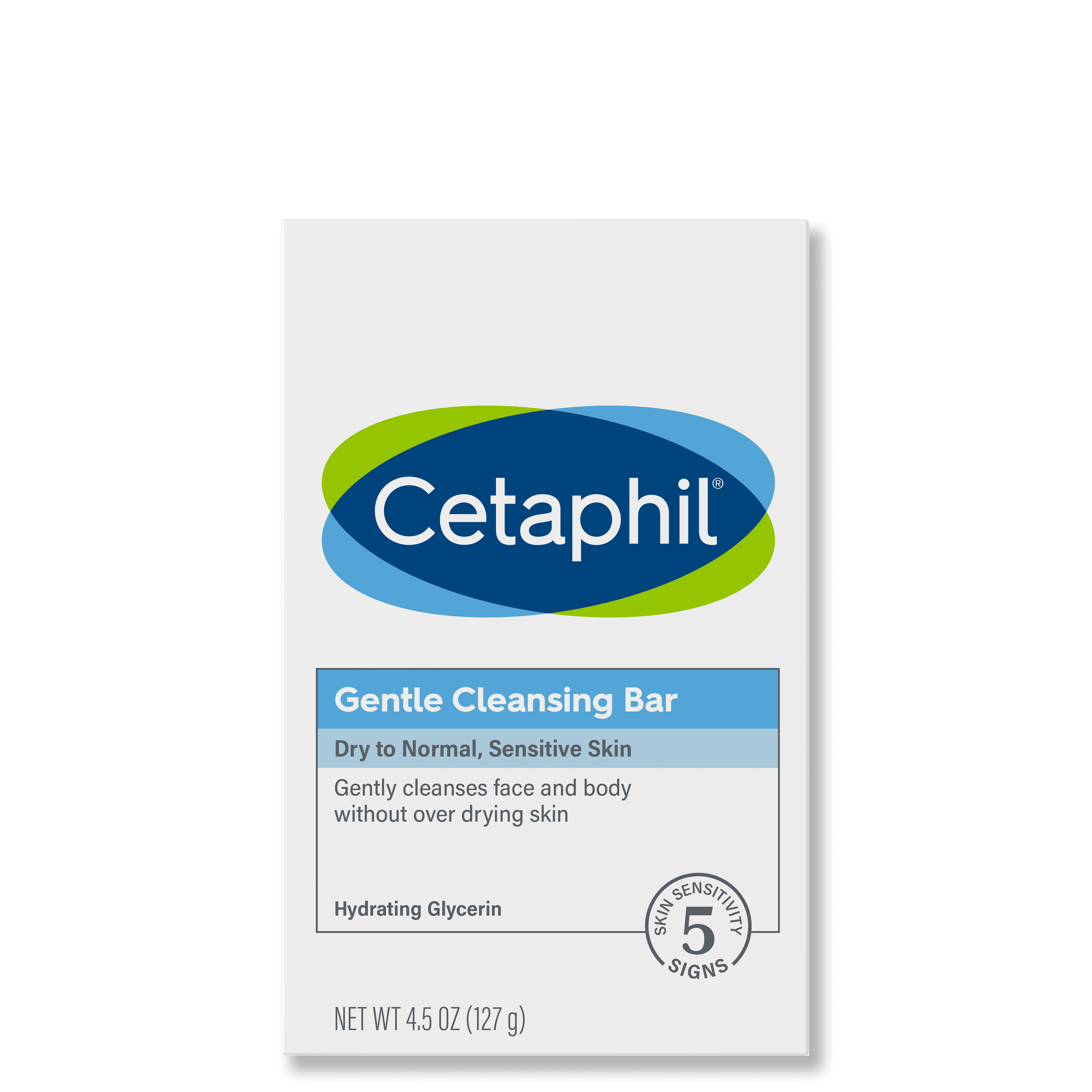 Cetaphil Gentle Cleansing Bar, 4.5 oz , Nourishing Cleansing Bar For