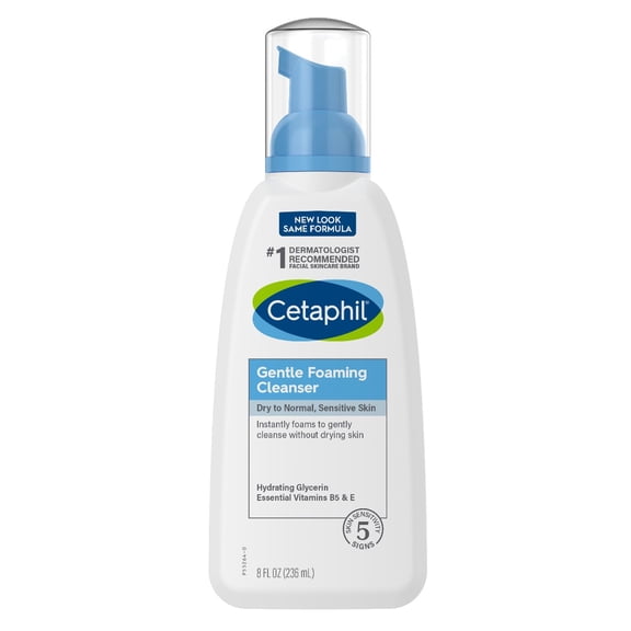 Cetaphil Gentle Foaming Cleanser 8oz Dry To Normal (Pack of 3)