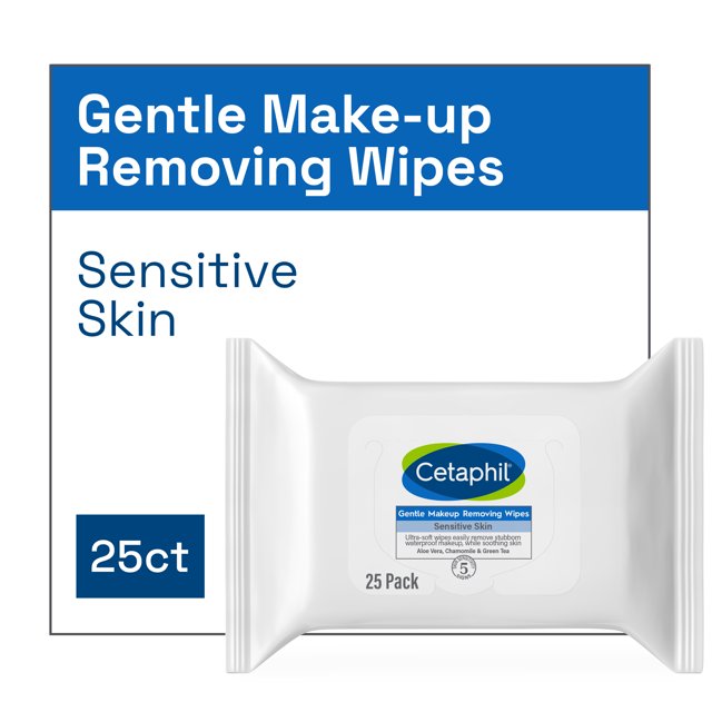 Cetaphil Gentle Makeup Removing Face Wipes, Gently Remove Makeup