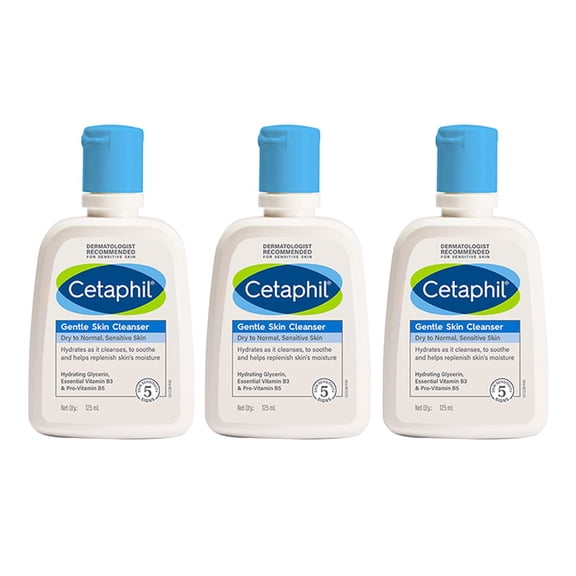 Cetaphil Gentle Skin Cleanser Dry to Normal, Sensitive Skin, 125ml
