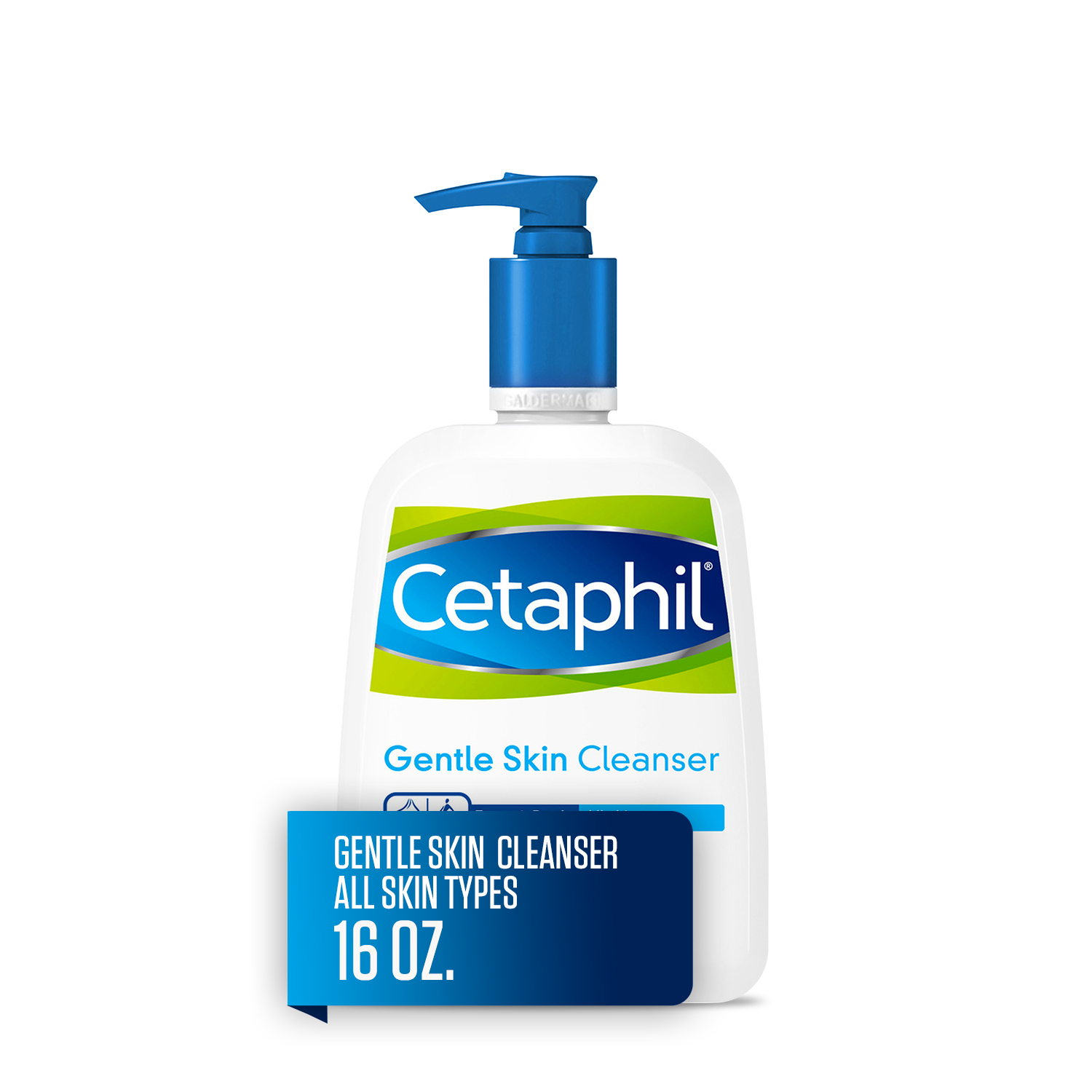 Cetaphil Gentle Skin Cleanser, Hydrating Face Wash & Body Wash, Ideal for Sensitive, Dry Skin, Fragrance-Free, Dermatologist Recommended, 16 fl oz - image 1 of 9