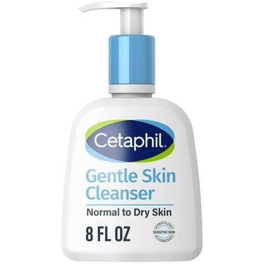 Cetaphil Gentle Skin Cleanser for Dry to Normal Sensitive Skin, 8 oz