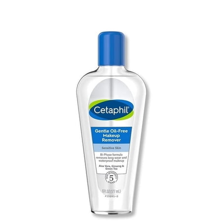 Cetaphil Gentle Waterproof Makeup Remover, 6.0 Fluid Ounce
