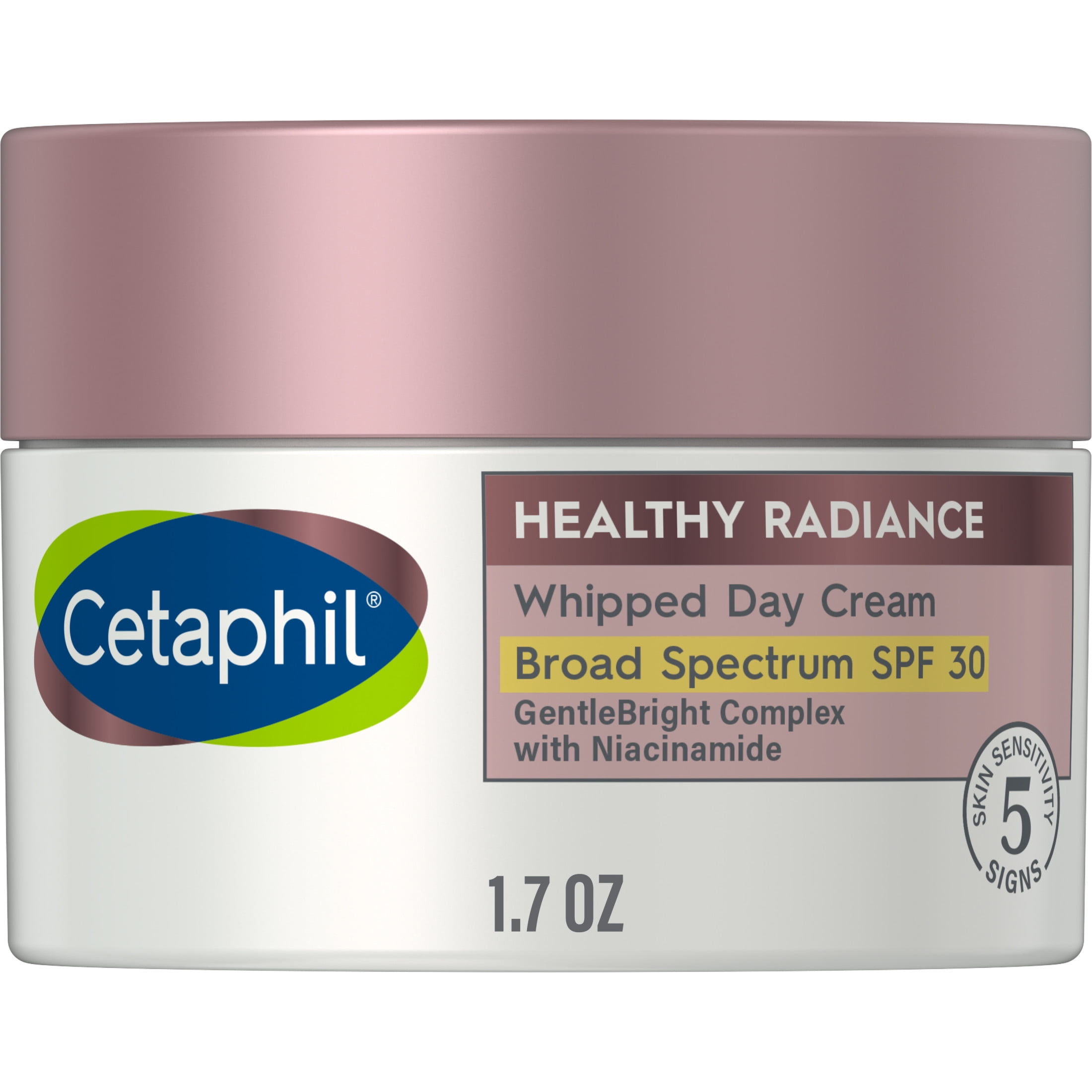 Cetaphil Radiance Whipped Day Cream, SPF 30, 1.7oz, Reduces Dark
