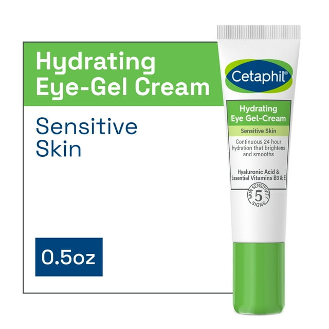 Cetaphil Hydrating Eye GelCream With Hyaluronic Acid, 0.5 oz
