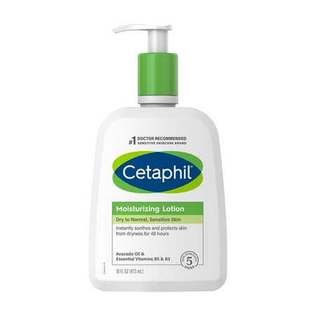 Cetaphil Hydrating Moisturizing Lotion Sensitive Skin 16 Oz (Pack of 6)