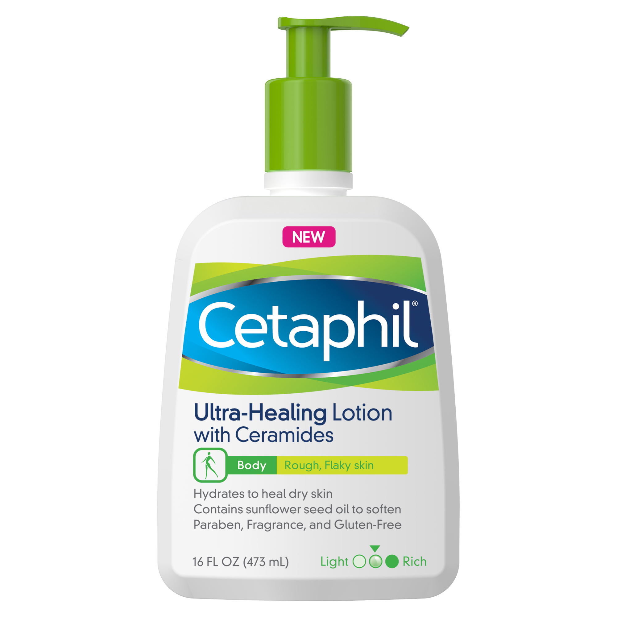 Cetaphil Intensive Healing Lotion with Ceramides, For Dry, Rough, Flaky Skin, 16 oz - image 1 of 11