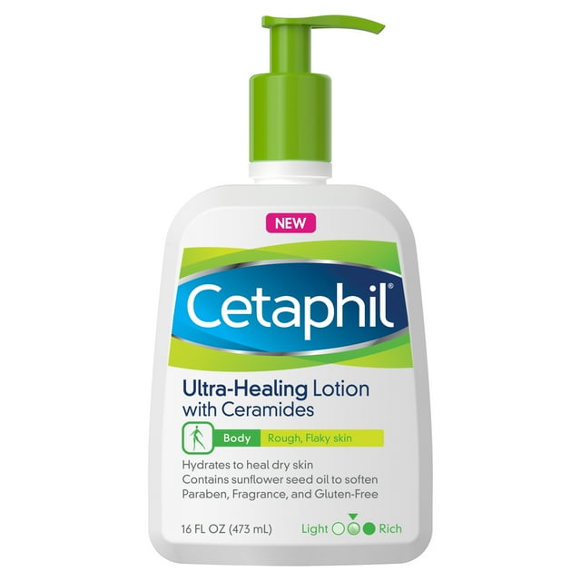 Cetaphil Intensive Healing Lotion with Ceramides, For Dry, Rough, Flaky Skin, 16 oz