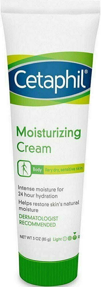 Cetaphil Moisturize & Hydrates Sensitive Skin Cream Lotion, 3 oz, 4 Pack