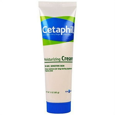 Cetaphil Moisturizing Cream for Dry/Sensitive Skin 3 oz (Pack of 5)